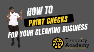 HOW TO PRINT CHECKS [upl. by Ettezzus]