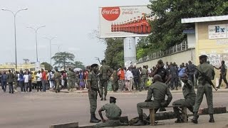 CongoBrazzaville  violents combats entre opposants et forces de lordre [upl. by Analed]