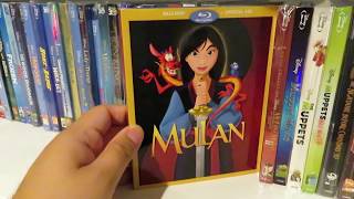 Entire Disney Bluray Collection August 2017 [upl. by Alvan]