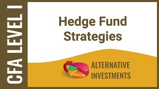 CFA Level I Alternative Investments  Hedge Fund Strategies [upl. by Enyaj520]