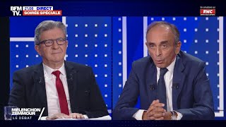 Débat Mélenchon VS Zemmour  Le replay [upl. by Drallim]