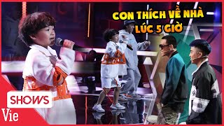 Rapper nhí Piggy khiến team Wowy phấn khích với bài hit Con Thích Về Nhà Lúc 5 Giờ siêu đáng yêu [upl. by Nary349]