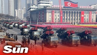 North Korea 70th Anniversary Military Parade 2018 FULL [upl. by Eniffit]