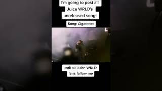 Juice wrld unreleased song CIGARETTES [upl. by Akital]