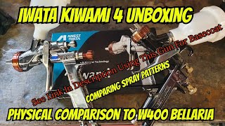 Iwata Kiwami 4 UnboxingPhysical Comparison To W400 BellariaLink In Description Using This Gun [upl. by Tenej]