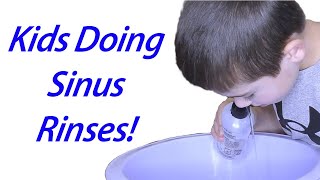 Pediatric Nasal Rinse  How a Sinus Rinse is Performed in Kids [upl. by Janeen]