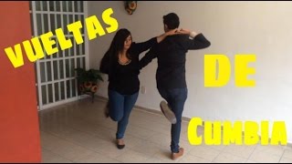 Vueltas de cumbia Complejas 15 vueltas explicadas [upl. by Hilarius]