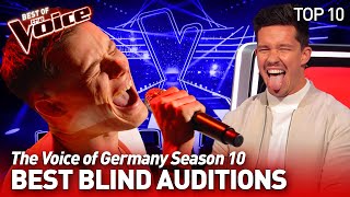 The best Blind Auditions of The Voice of Germany Season 10 [upl. by Cherilynn]