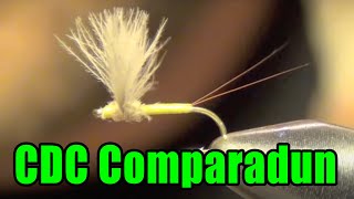 CDC Comparadun Dry Fly Tying Instructions and How To Tie Tutorial [upl. by Htyderem]