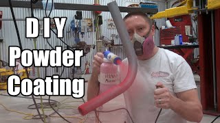 DIY Powder Coating  How to  Eastwood Co Kit Try Out [upl. by Kraul]