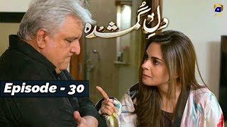 DileGumshuda  EP 30  8th Nov 2019  HAR PAL GEO DRAMAS [upl. by Ettener]