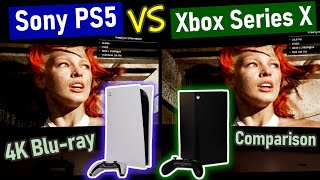 PS5 vs Xbox Series X 4K Bluray Player Comparison [upl. by Sarina]