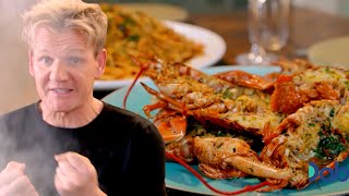 Gordon Ramsay Makes Grilled Lobster amp Bloody Mary Linguini [upl. by Ykcor]