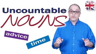 Uncountable Nouns  English Grammar Lesson [upl. by Oab]