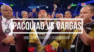 Pacquiao VS Vargas Full Highlights HD [upl. by Anaya]