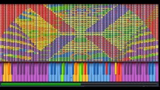 Black MIDI Synthesia  Armageddon to Archeopterix and Icaria 3  TheSuperMarioBros2 [upl. by Enyad]