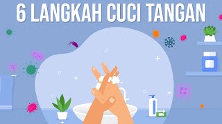 6 Langkah Cuci Tangan [upl. by Airod]