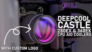 DeepCool Castle 280EX amp 360EX AIO Liquid CPU coolers [upl. by Manny]