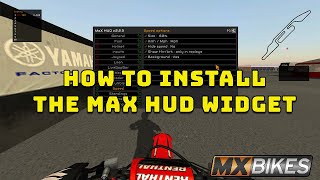 MAX HUD  MX BIKES [upl. by Cohlier187]