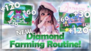 MY NEW 2022 DIAMOND FARMING METHODS ROYALE HIGH TIPS 2 [upl. by Demona]