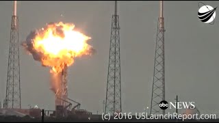 SpaceX Explosion CAUGHT ON TAPE [upl. by Alyam]