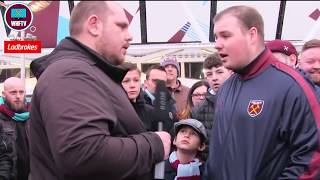 West Ham 03 Burnley quotThe Club I Love Is Deadquot Dom [upl. by Earehc]