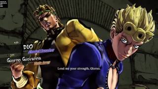 Jojos Bizarre Adventure  Eyes Of Heaven  All DIO Unique Intro Dialogue [upl. by Hatcher]