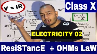 ICSECBSE CLASS 10th Current Electricity 02 OHMs LaW amp RESiSTANCE english [upl. by Anilemrac500]