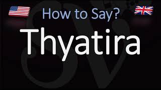 How to Pronounce Thyatira CORRECTLY [upl. by Rehtnug]