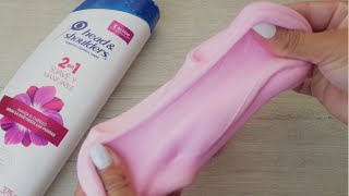 Hacer SLIME CON SHAMPOO fácil  probando recetas de mis suscriptores SIN BÓRAX [upl. by Jerroll806]