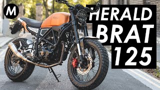 Herald Brat 125 Review 2020s Best Looking Learner Bike [upl. by Oiziruam]