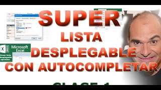 📋 SUPER lista desplegable en Excel con AUTOCOMPLETAR o autorelleno ✔ [upl. by Evvy]