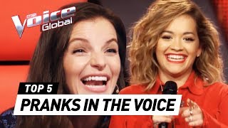 Superstars PRANK The Voice coaches with unexpected Audition [upl. by Zsolway]