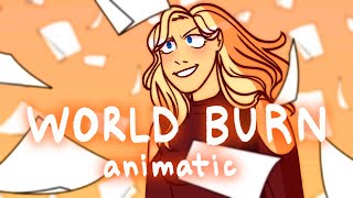 quotWorld Burnquot Mean Girls Animatic [upl. by Anaibib]