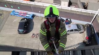 Firefighter recruitment tests  Ladder climb [upl. by Dorraj231]