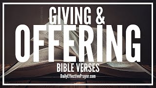 Bible Verses On Giving and Offering  Scriptures For Giving To God Audio Bible [upl. by Risa]