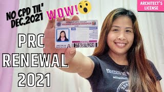 Renewal of PRC License 2021  Architects License Renewal procedure PRCRenewal PRCLicense [upl. by Lizabeth188]