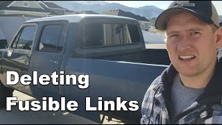 How to Delete Fusible Links THE RIGHT WAY Part 1  1st Gen Cummins [upl. by Rodie994]