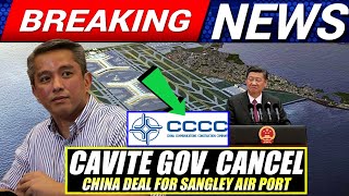 GOOD BYE CHINESE COMPANY CAVITE GOV CANCELLED 10 BILLION CHINA DEAL FOR SANGLEY AIRPORT [upl. by Asserak]