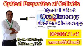 Optical Properties of Colloids  Properties of Colloids  Physical PharmaceuticsII  BP403T  L03 [upl. by Osanna325]