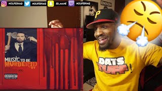 EMINEM DROPPED A NEW ALBUM  Premonition Intro REACTION [upl. by Bonacci182]