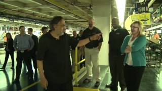 Sergio Marchionne  Belvidere Assembly Plant Tour Highlights [upl. by Pinchas]