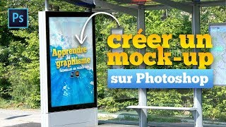 Photoshop  Comment créer un MOCKUP [upl. by Yared]