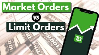 Limit Order vs Market Order  TD Ameritrade [upl. by Oech]