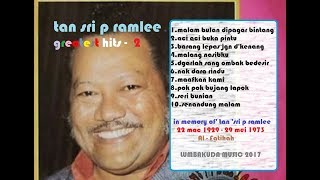 koleksi lagu p ramlee  p ramlee greatest hits pt 2 2020 [upl. by Marigolda798]