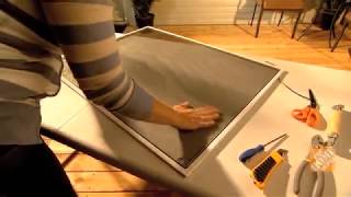 How To Replace A Window Screen [upl. by Urbanna]