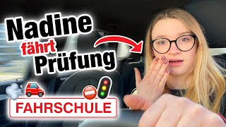 Praktische Führerscheinprüfung mit Nadine RICHTIG GUT 💥  Fischer Academy [upl. by Eornom928]