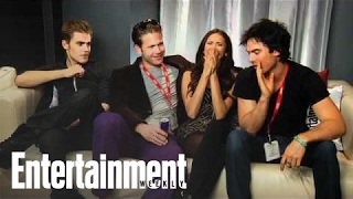 Vampire Diaries Cast Interview with Michael Ausiello Part 1  Entertainment Weekly [upl. by Lrub801]