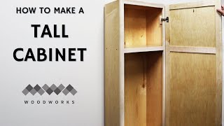 Making a Tall Storage Cabinet [upl. by Maiocco]