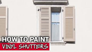 How To Paint Vinyl Shutters  Ace Hardware [upl. by Alister]